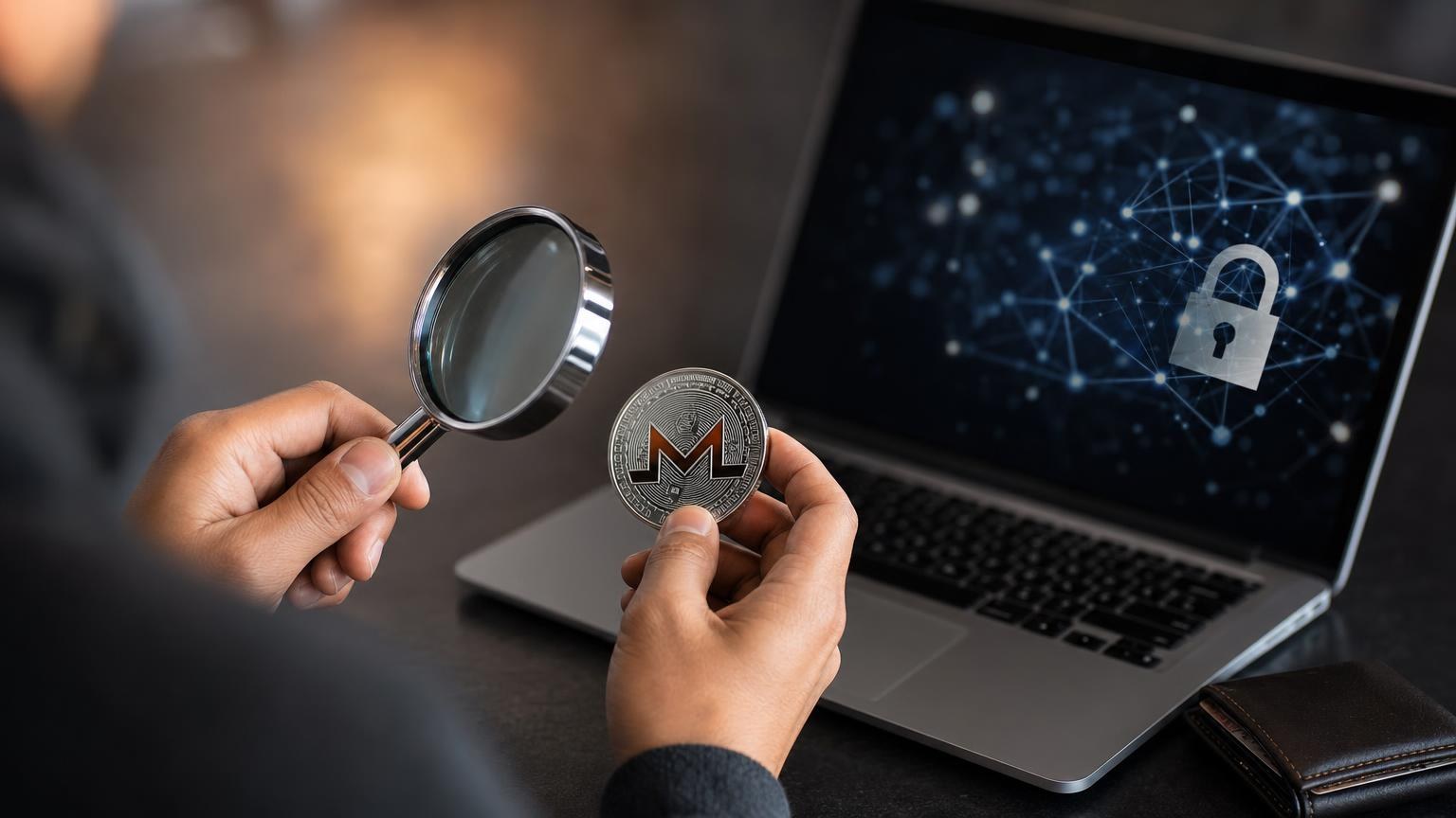 Pemeriksaan alamat Monero, jaringan, jumlah XMR, dan detail transaksi pada layar dompet sebelum konfirmasi pertukaran